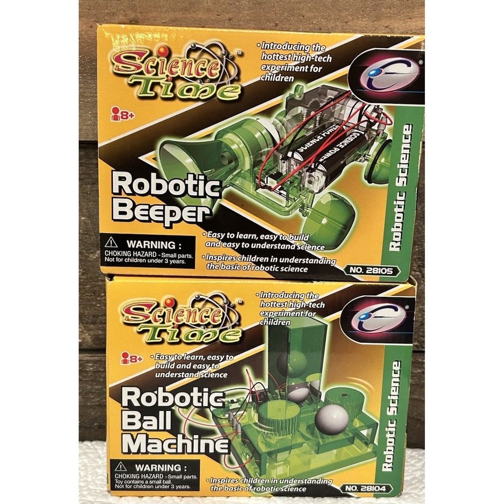 2 Science Time Robotic Ball Machine And‎ Beeper Childrens Kit - Learning And Fun